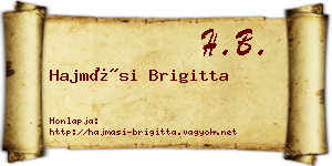 Hajmási Brigitta névjegykártya